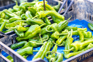 Fruits and vegetables or sale in Italian market