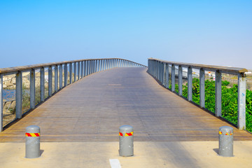 A foot bridge, part of the beach promenade, in Tel-Aviv