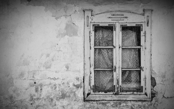 Window in Cigoc in Central Croatia