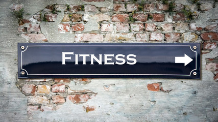 Sign 390 - Fitness