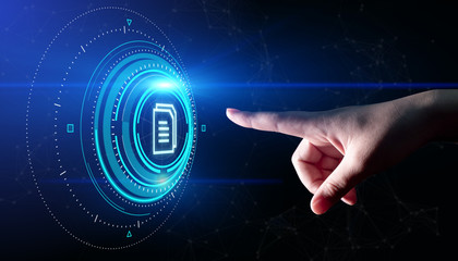 Document Management Data System Business Internet Technology Concept