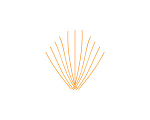 Abstract creative sun logo design