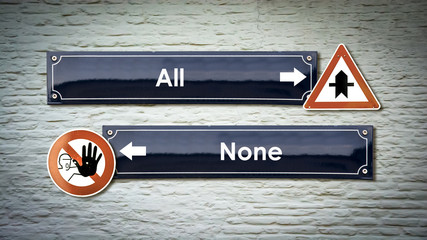 Sign 405 - All