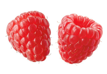 Himbeeren freigestellt