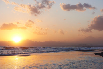 Fototapeta premium 夕景の富士