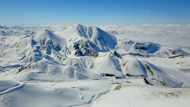 snowy mountain landscape