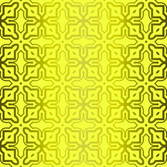 Bright Geometric Backgrounds Or Digital Papers. Backdrop. Vector Illustration. For Design, Wallpaper, Fashion, Print. Seamless Pattern With Abstract Geometric Style. Yellow green olive color