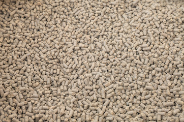 pellets from bird droppings to fertilize the soil