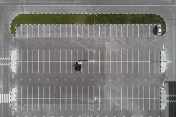 top view of the Parking lot © Александр Ивасенко