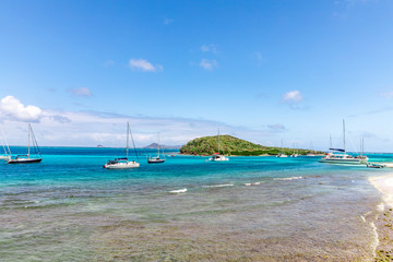 Obraz premium Saint Vincent and the Grenadines, Tobago Cays