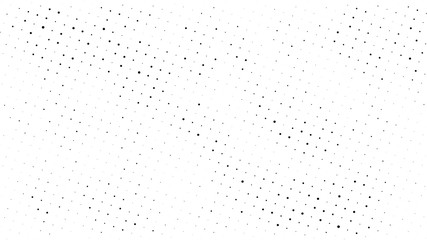 Halftone gradient pattern. Abstract halftone dots background. Monochrome dots pattern. Grunge crumpled texture. Pop Art, Comic small dots. Design for presentation, business cards, report, flyer, cover