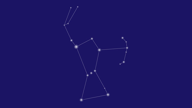 Orion constellation vector design