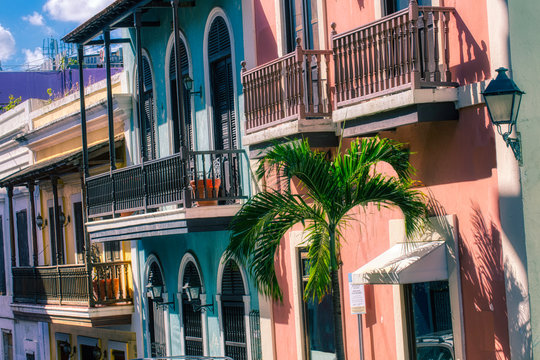Colorful Streets in Old San Juan