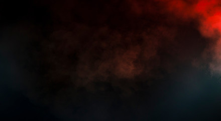 Abstract Smoke on black Background 