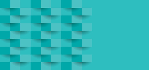 Blue green abstract background vector with blank space for text.