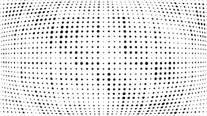 Halftone gradient pattern. Abstract halftone dots background. Monochrome dots pattern. Grunge wave texture. Pop Art, Comic small dots. Design for presentation, business cards, report, flyer, cover
