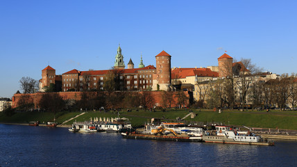 Fototapeta na wymiar Zamek Królewski na Wawelu, Kraków