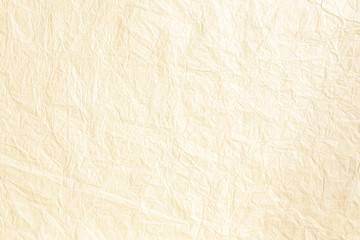 Old brown crumpled paper background texture