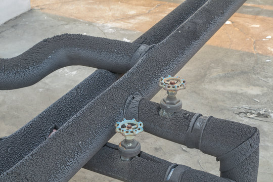  Water pipe and Pipe insulation on the terrace.