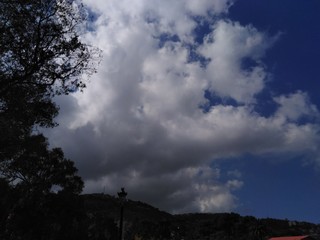 Obraz premium The blue sky. 