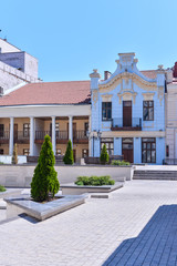 Fototapeta premium Old building in historic part of Odessa, Ukraine.