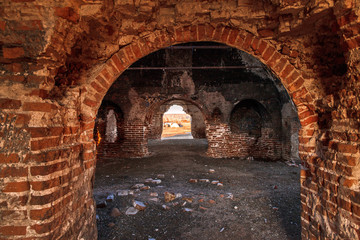 The remains of the church, 19th century. Chelyabinsk region. Russia