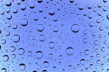Water drop color Blue