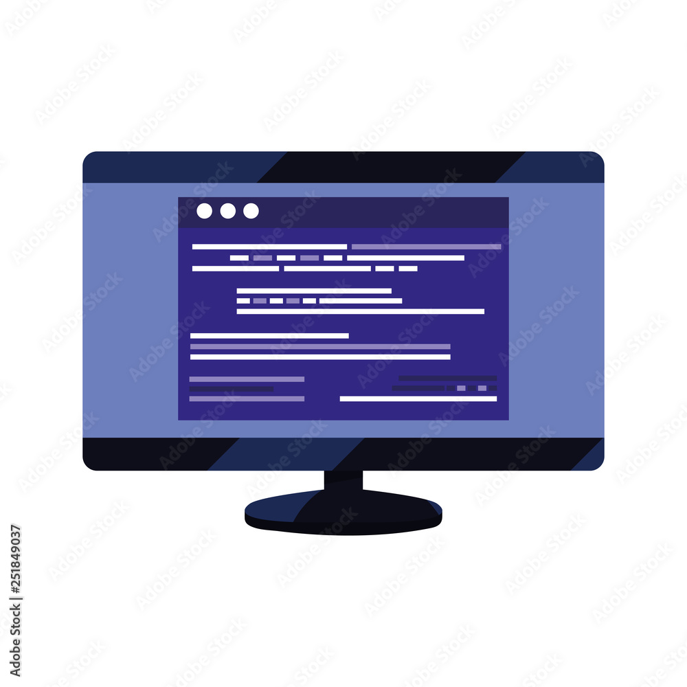 Poster computer monitor code