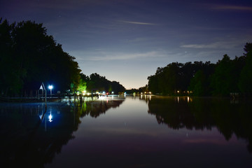 Anochecer en el delta del Tigre