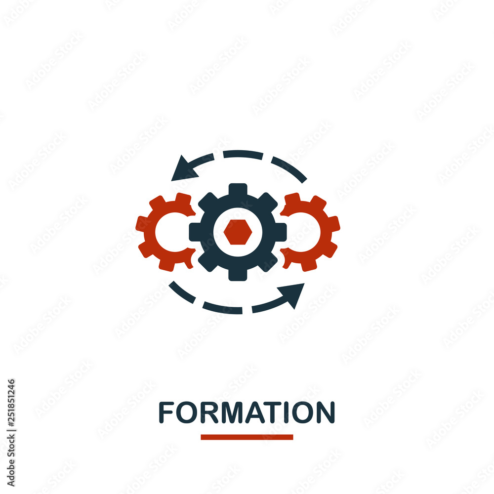 Poster formation icon. premium style design from teamwork icon collection. ui and ux. pixel perfect formati