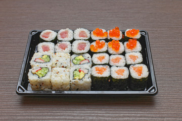 Sushi in Tray