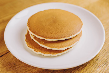 Fototapeta na wymiar Stack of Pancakes