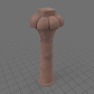 Egyptian palmiform column