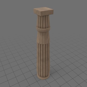 Egyptian lotiform column