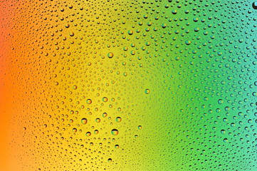 Water drop colorful Rainbow