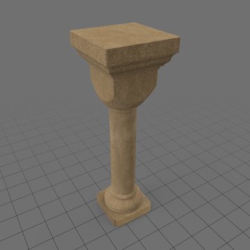 Cushion capital column