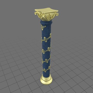 Carved column