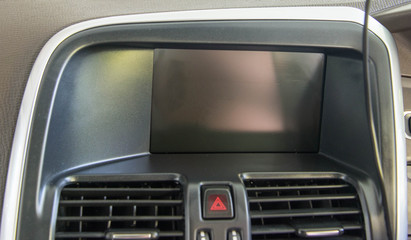 Obraz na płótnie Canvas car multimedia screen display