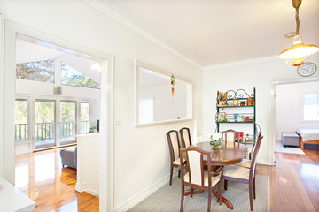 Open plan modern bright apartment or house