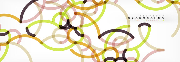 Abstract color lines on white. Modern colorful flow poster wave. Art design for your project