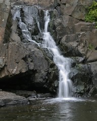 Fototapeta na wymiar Minnesota Duluth Congdon Park water falls