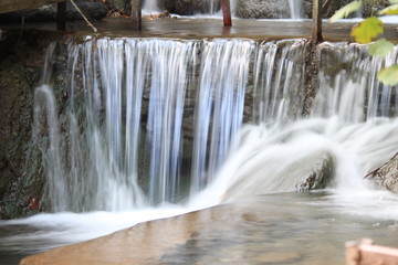 fast creek, a small waterfall