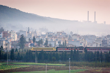 An old mining town in China.