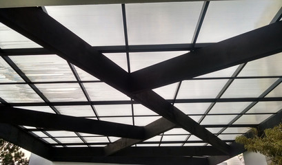 ceiling of modern building