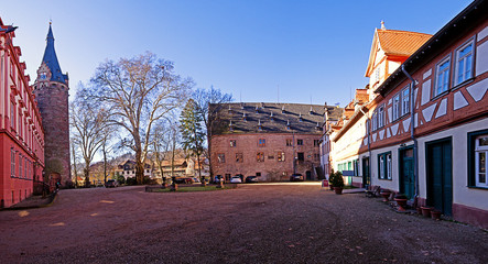 Obraz premium Stadt Erbach im Odenwald Innenhof