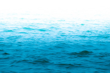 Blue sea Ocean And Blue Sky Background Blur