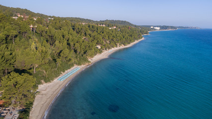 Kriopigi beach. Kassandra of Halkidiki peninsula, Greece