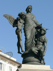 statue of Mercury, of Munificence and of the God of Commerce
