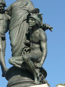 statue of Mercury, of Munificence and of the God of Commerce