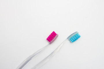 toothbrush on white background